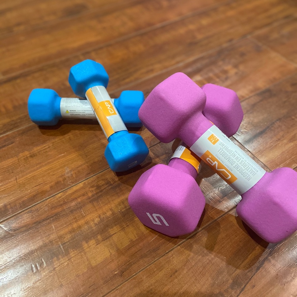 Dumbbell hand weight set bundle ALL NEW